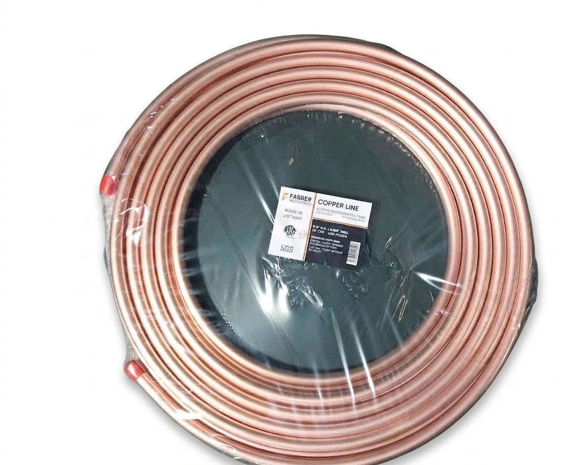 3/8" OD x 0.035" Wall Copper Tube Coil (50 FT)  Refrigeration – ASTM B280