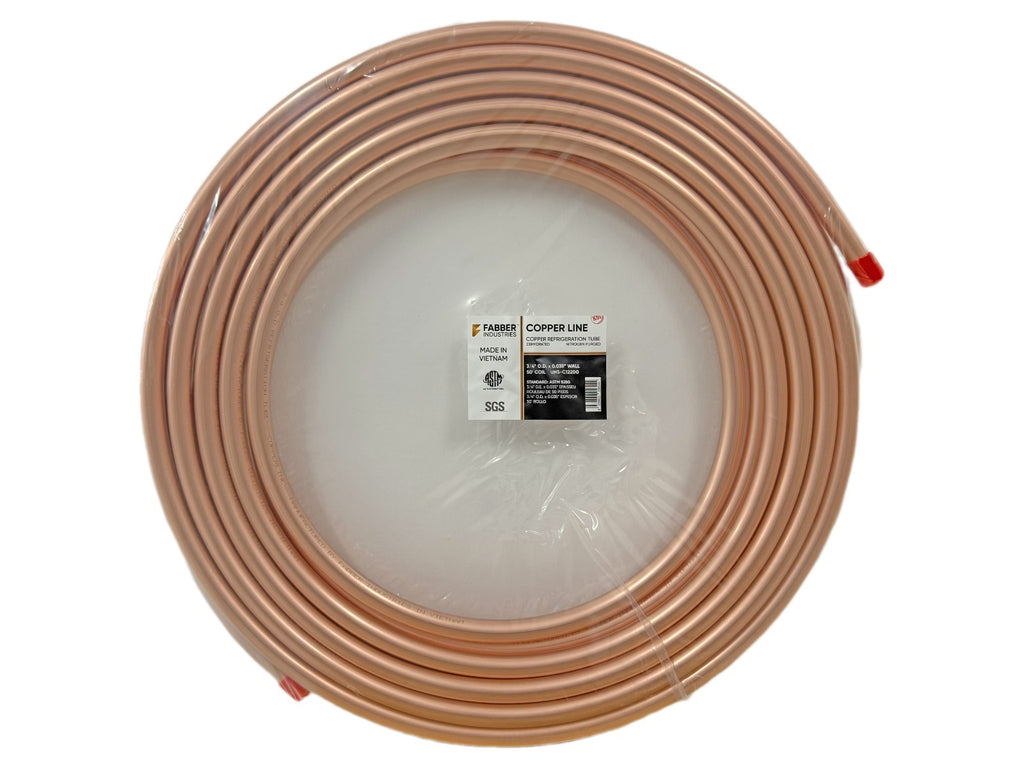 3/8" OD x 0.035" Wall Copper Tube Coil (50 FT)  Refrigeration – ASTM B280