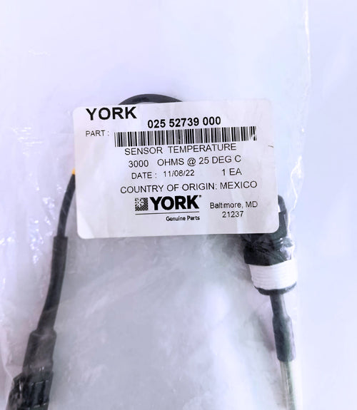 YORK Temperature Sensor – Part # 025 29964 000 (3000 Ohms @ 25°C)